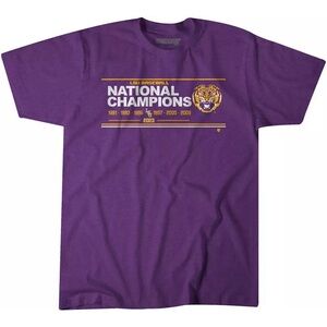 LSU 7x National Championships 5xl shirt